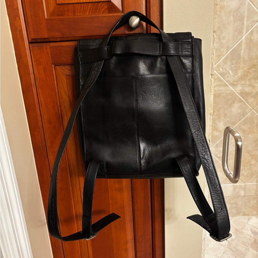 FRYE Leather Convertible Commuter Bag - Picture 2 of 14